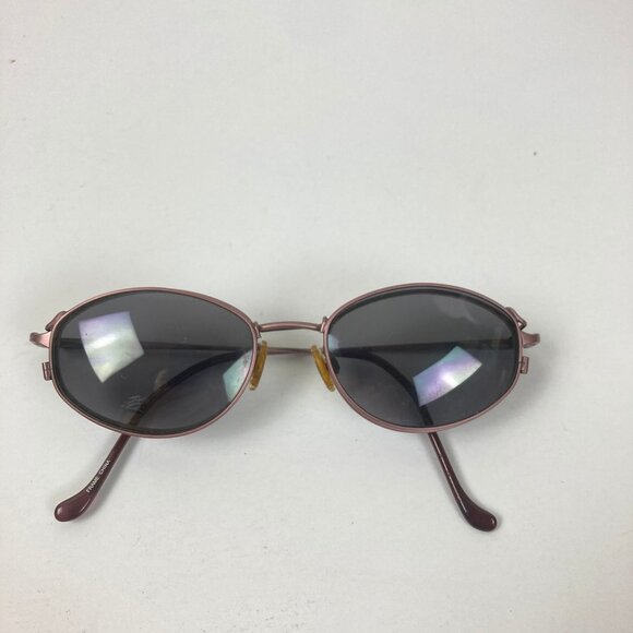 ATT 3003 Women's Eyeglass Frames with clip on sunglasses Size 50-18-140 Round - Picture 4 of 6